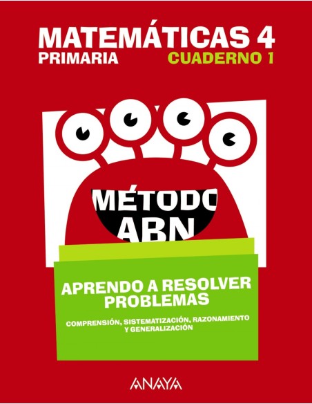 CUADERNO MATEMATICAS ABN 1 4ºPRIMARIA